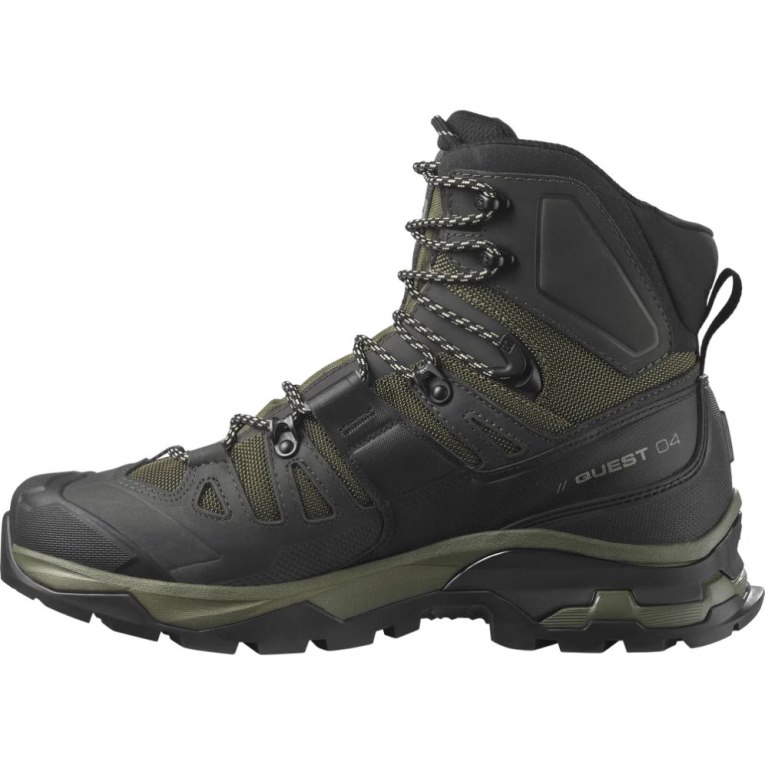 Botas Montaña Salomon Quest 4 GTX Hombre Verde Oliva | MX WUQH526